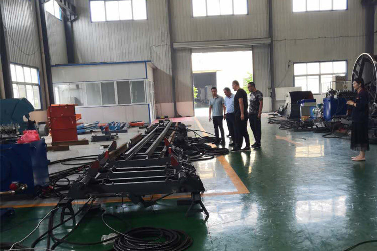 歡迎某煤礦客戶來廠實地考察操車系統(tǒng)