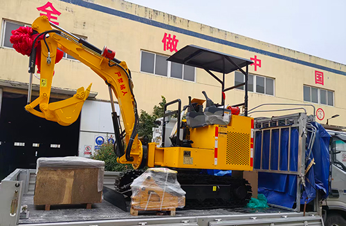 山東礦安機電自主研發(fā)生產(chǎn)的 MWD2.0小型挖掘機成功發(fā)運云南